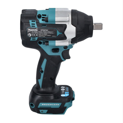 Makita DTW 701 RF1 clé à chocs sans fil 18 V 700 Nm 1/2" XPT Brushless + 1x batterie 3,0 Ah + chargeur