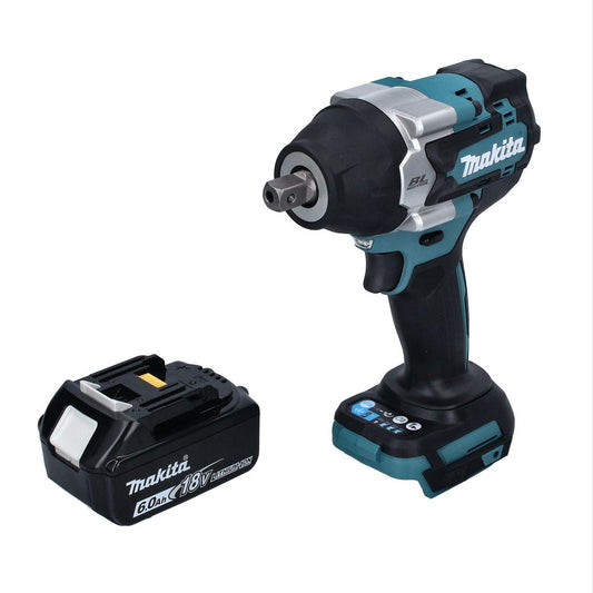 Makita DTW 701 G1 clé à chocs sans fil 18 V 700 Nm 1/2" XPT Brushless + 1x batterie 6,0 Ah - sans chargeur