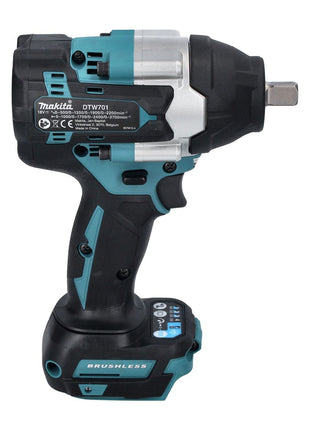 Makita DTW 701 RG1 clé à chocs sans fil 18 V 700 Nm 1/2" XPT Brushless + 1x batterie 6,0 Ah + chargeur