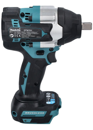 Makita DTW 701 RG clé à chocs sans fil 18 V 700 Nm 1/2" XPT Brushless + 2x batteries 6,0 Ah + chargeur