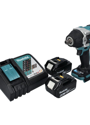 Makita DTW 701 RG clé à chocs sans fil 18 V 700 Nm 1/2" XPT Brushless + 2x batteries 6,0 Ah + chargeur