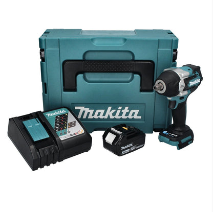 Makita DTW 701 RF1J clé à chocs sans fil 18 V 700 Nm 1/2" XPT Brushless + 1x batterie 3,0 Ah + chargeur + Makpac