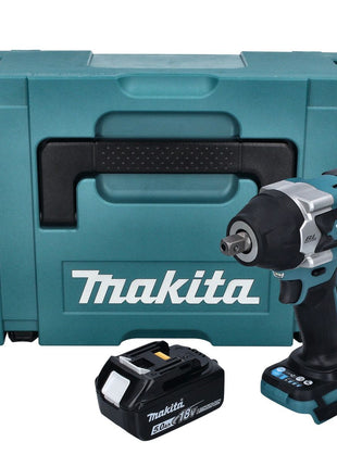 Makita DTW 701 T1J clé à chocs sans fil 18 V 700 Nm 1/2" XPT Brushless + 1x batterie 5,0 Ah + Makpac - sans chargeur