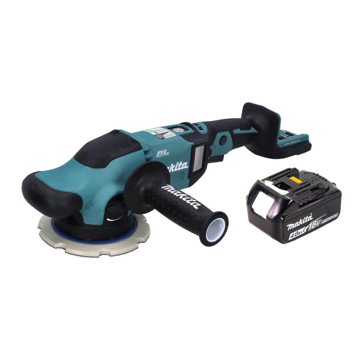 Polisseuse excentrique sur batterie Makita DPO 600 M1 18 V 150 mm XPT Brushless + 1x batterie 4,0 Ah - sans chargeur