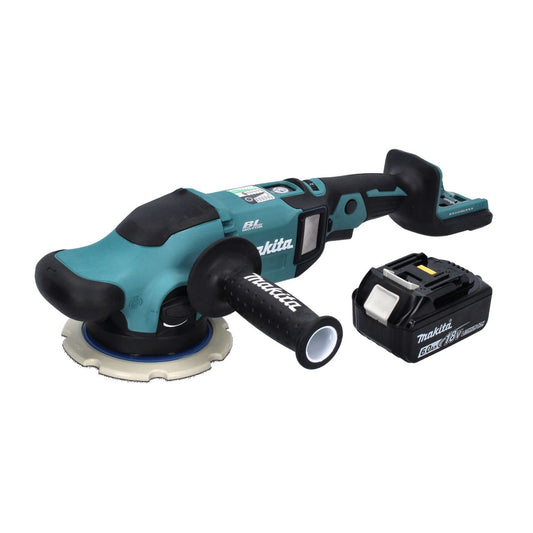 Makita DPO 600 G1 Akku Exzenterpolierer 18 V 150 mm XPT Brushless + 1x Akku 6,0 Ah - ohne Ladegerät