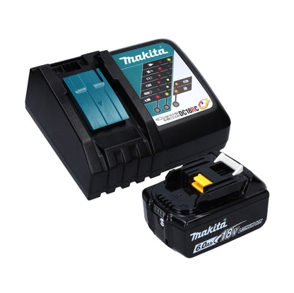 Makita DPO 600 RG1 polisseuse excentrique sur batterie 18 V 150 mm XPT brushless + 1x batterie 6,0 Ah + chargeur