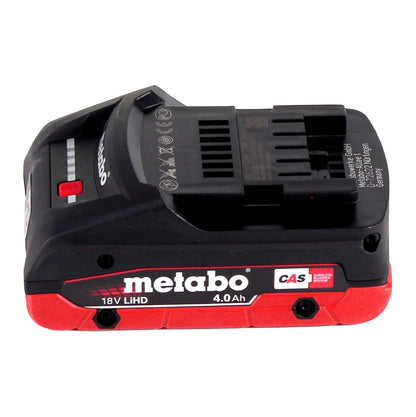 Marteau perforateur sur batterie Metabo BH 18 LTX BL 16 18 V 1,3 J SDS-plus brushless + 1x batterie 4,0 Ah + MetaBOX - sans chargeur