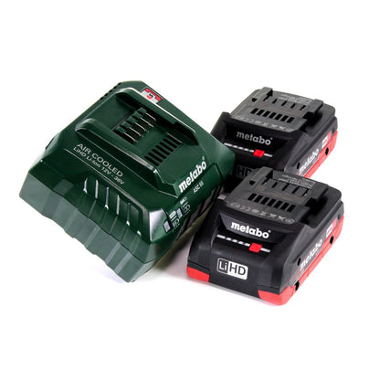 Marteau perforateur à batterie Metabo BH 18 LTX BL 16 18 V 1,3 J SDS-plus brushless (600324800) + 2x batterie 4,0 Ah + chargeur + MetaBOX