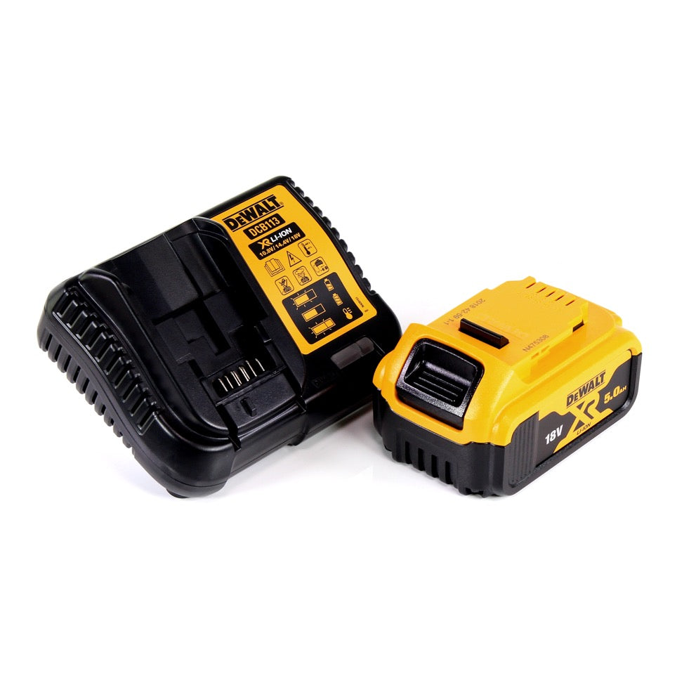 Marteau combiné à batterie DeWalt DCH 273 P1 18 V 2,1 J SDS Plus Brushless + 1x batterie 5,0 Ah + chargeur