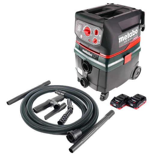 Metabo ASR 36 18 BL 25 M SC Akku Nass Trocken Sauger 36 V ( 2x 18 V ) 25 l Brushless + 2x Akku 4,0 Ah - ohne Ladegerät - Toolbrothers