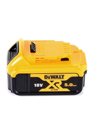 Cepilladora a batería DeWalt DCP 580 N 18 V 82 mm sin escobillas + bolsa para el polvo DWV 9390 + 1x batería 5,0 Ah - sin cargador