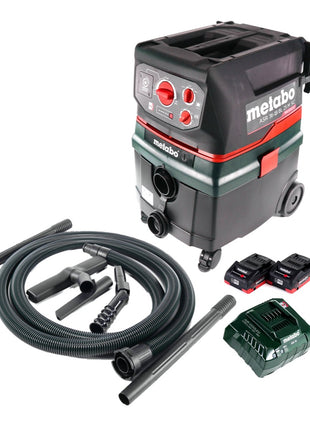 Metabo ASR 36 18 BL 25 M SC Akku Nass Trocken Sauger 36 V ( 2x 18 V ) 25 l Brushless + 2x Akku 4,0 Ah + Ladegerät - Toolbrothers