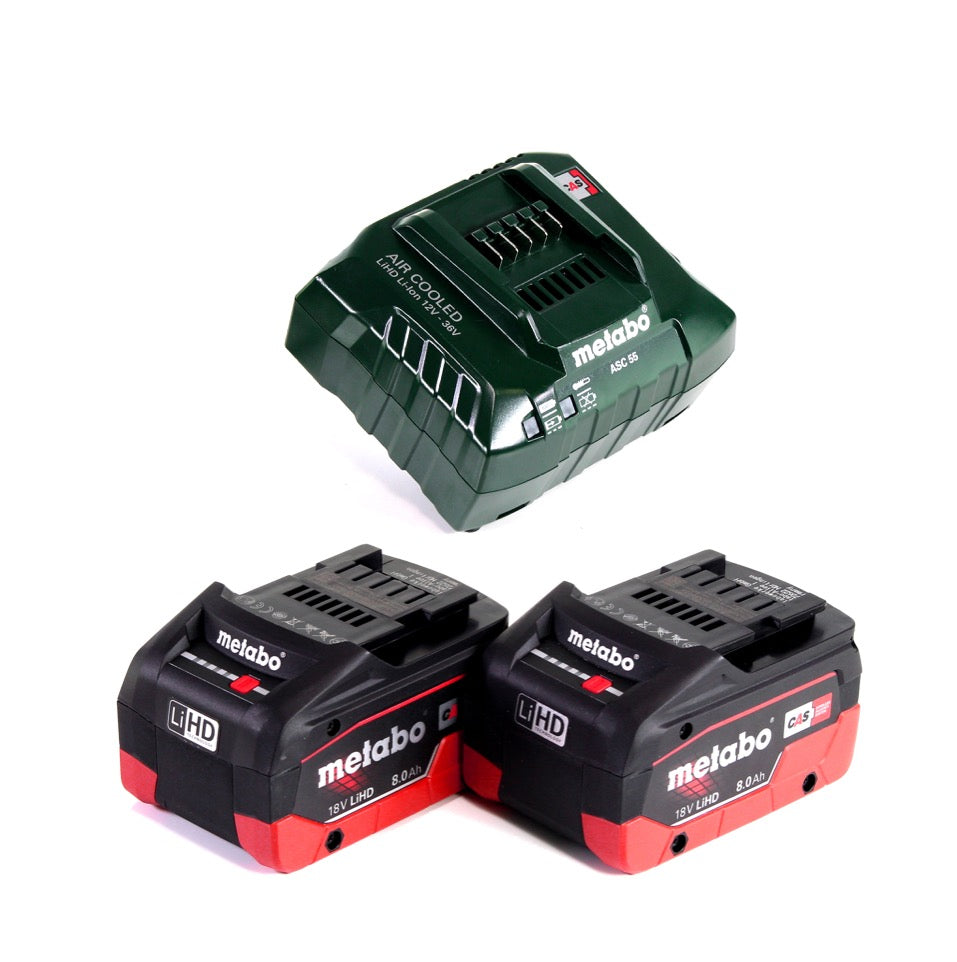 Metabo ASR 36 18 BL 25 M SC Akku Nass Trocken Sauger 36 V ( 2x 18 V ) 25 l Brushless +  2x Akku 8,0 Ah + Ladegerät - Toolbrothers