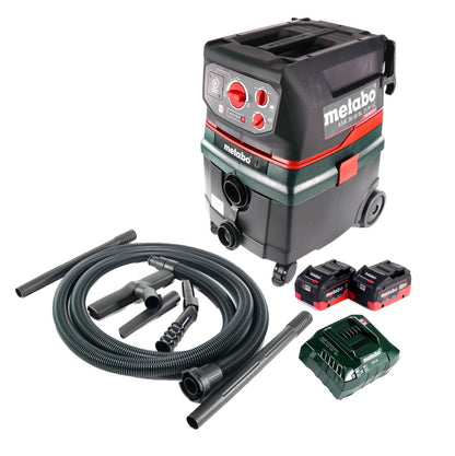 Metabo ASR 36 18 BL 25 M SC Akku Nass Trocken Sauger 36 V ( 2x 18 V ) 25 l Brushless +  2x Akku 8,0 Ah + Ladegerät - Toolbrothers