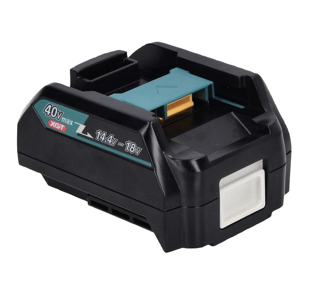 Makita Power Source Kit 40 V max. mit 2x BL 4040 Akku 4,0 Ah XGT + DC 40 RA Schnell Ladegerät XGT LXT + ADP10 Ladeadapter