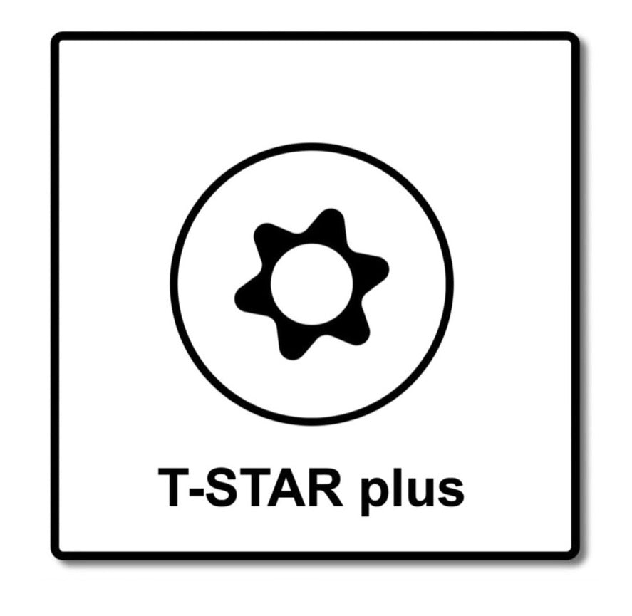 SPAX Set BIT T-STAR plus T30 - 6,4 x 25 mm, 5 pièces (5000009182309) + Vis à tête ronde HI.FORCE 6,0 x 220 mm 50 pièces (0251010602205)