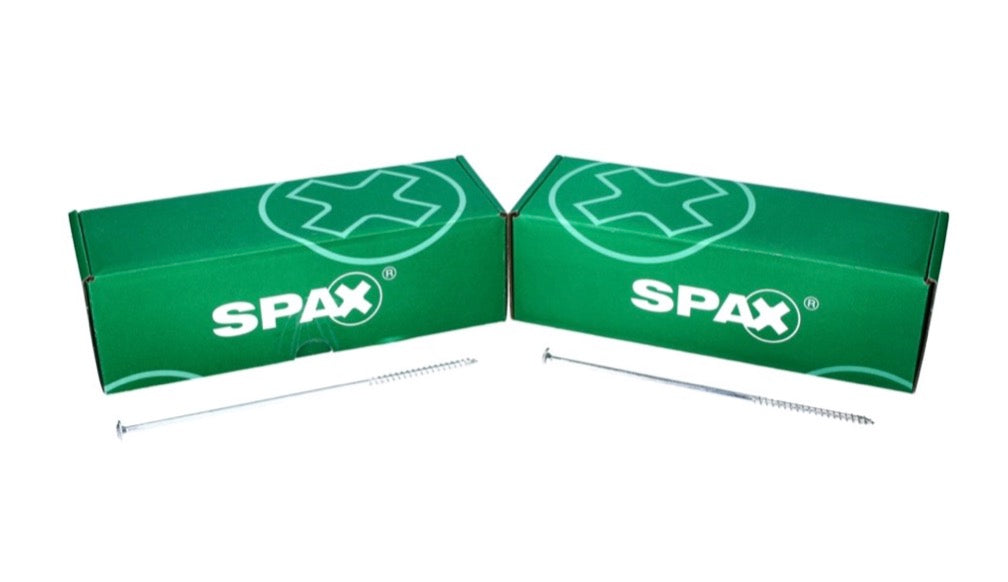 SPAX Set BIT T-STAR plus T30 - 6,4 x 25 mm, 5 pièces (5000009182309) + Vis à tête ronde HI.FORCE 6,0 x 220 mm 50 pièces (0251010602205)