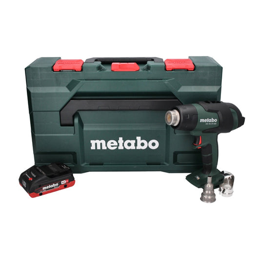 Metabo HG 18 LTX 500 Akku Heißluftgebläse 18 V 300 - 500 °C + 1x Akku 4,0 Ah + MetaBox - ohne Ladegerät - Toolbrothers