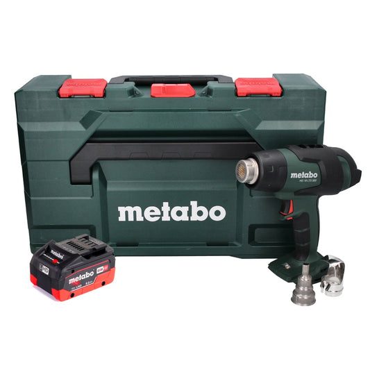 Metabo HG 18 LTX 500 Akku Heißluftgebläse 18 V 300 - 500 °C + 1x Akku 8,0 Ah + MetaBox - ohne Ladegerät - Toolbrothers