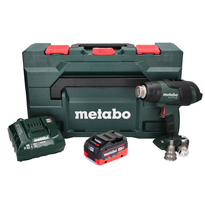 Metabo HG 18 LTX 500 Akku Heißluftgebläse 18 V 300 - 500 °C + 1x Akku 8,0 Ah + Ladegerät + MetaBox - Toolbrothers