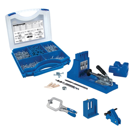 KREG Jig K4 Master System (K4MS) système de connexion bois avec trou de poche + jeu de vis 675 pièces