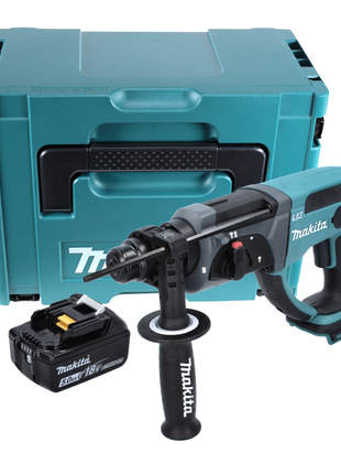 Makita DHR 202 T1J Akku Kombihammer 18 V 2,0 J SDS Plus + 1x Akku 5,0 Ah + Makpac - ohne Ladegerät