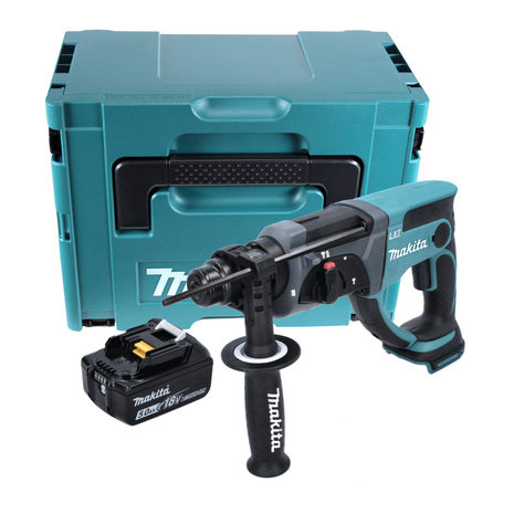 Makita DHR 202 T1J marteau combiné à batterie 18 V 2,0 J SDS Plus + 1x batterie 5,0 Ah + Makpac - sans chargeur