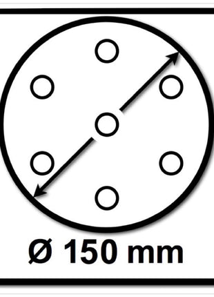 Makita Schleifteller Weich für Exzenterschleifer / Schleifmaschine 150 mm M8 ( 196684-1 ) - Toolbrothers