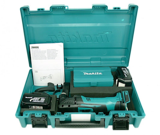 Makita BTM 50 RFE 18 V Li-ion Akku Multifunktion Werkzeug SET + 2x Makita BL1830 B Akku + Lader + Koffer - Toolbrothers