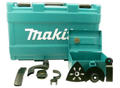 Makita BTM 50 RFE 18 V Li-ion Akku Multifunktion Werkzeug SET + 2x Makita BL1830 B Akku + Lader + Koffer - Toolbrothers