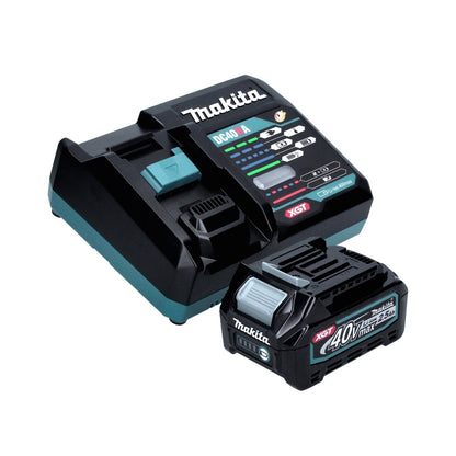 Meuleuse d'angle sur batterie Makita GA 005 GD101 40 V max. 125 mm sans balais XGT + 1x batterie 2,5 Ah + chargeur + hotte d'aspiration + Makpac