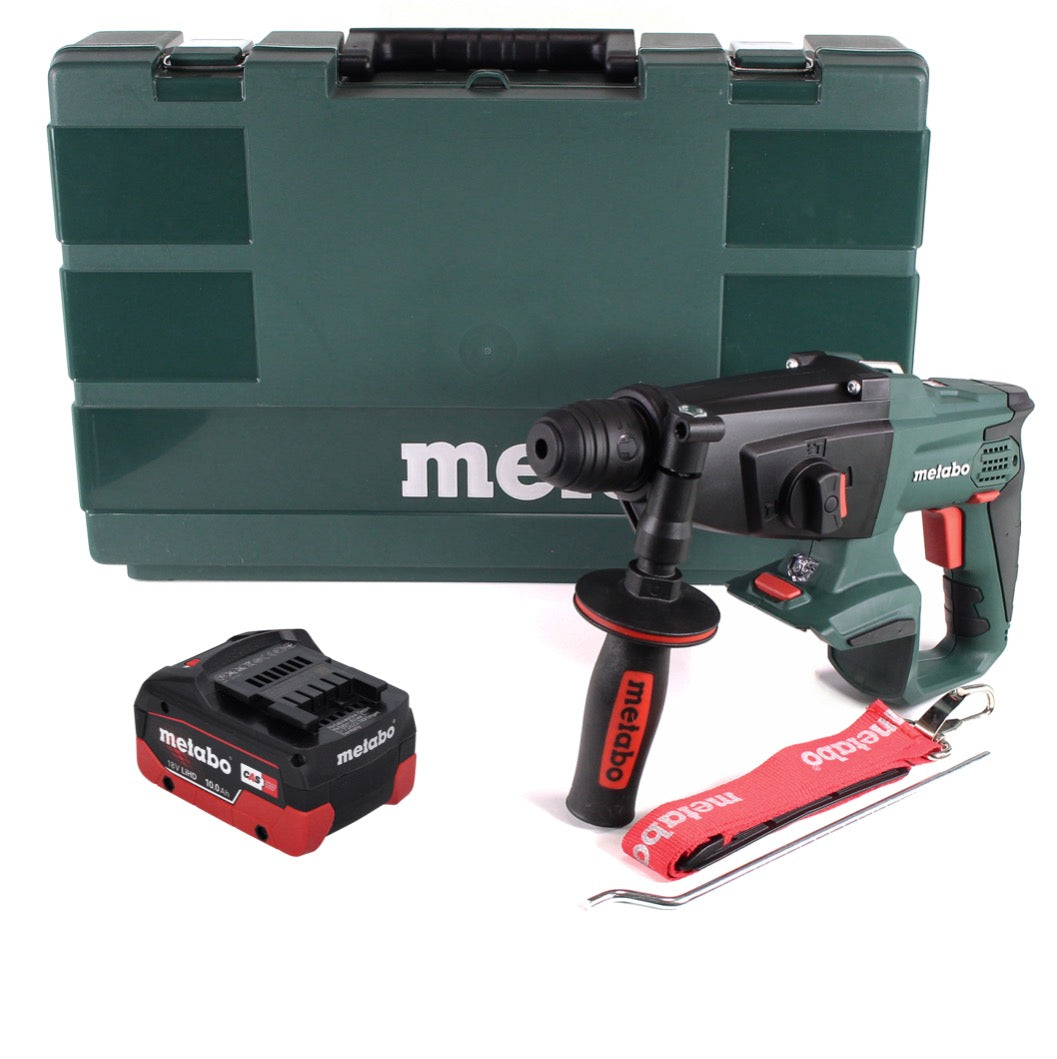 Marteau combiné à batterie Metabo KHA 18 LTX 18 V (600210860) + 1x batterie 10,0 Ah + coffret - sans chargeur