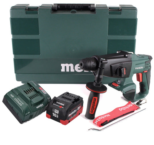 Metabo KHA 18 LTX Akku Kombihammer 18 V ( 600210860 ) + 1x Akku 10,0 Ah + Ladegerät + Koffer