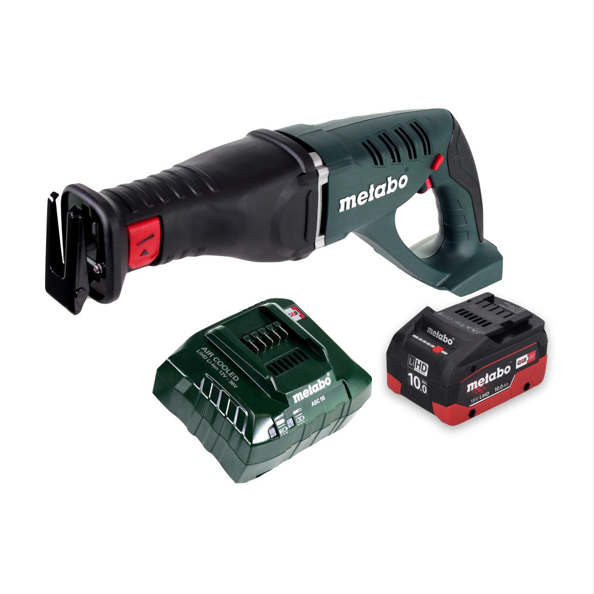 Scie sabre sur batterie Metabo ASE 18 LTX 18 V + 1x batterie 10,0 Ah + chargeur