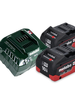 Scie sabre sur batterie Metabo ASE 18 LTX 18 V + 2x batteries 10,0 Ah + chargeur