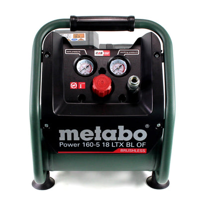 Compresseur à batterie Metabo Power 160-5 18 LTX BL OF 18 V 8,0 bar brushless + 1x batterie 10,0 Ah + chargeur