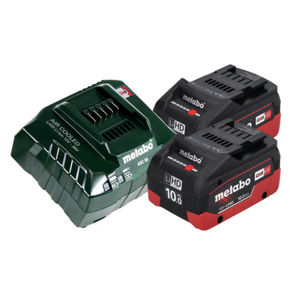 Scie sauteuse Metabo STA 18 LTX 140 avec batterie 18 V + 2x batteries 10,0 Ah + chargeur + métaBOX