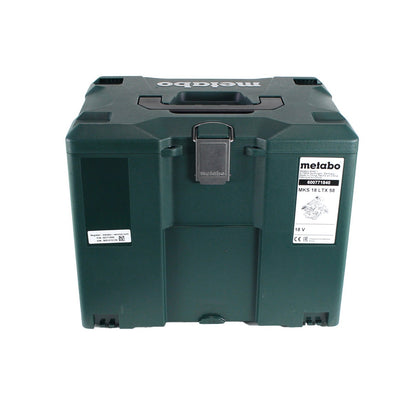 Scie circulaire à métaux sur batterie Metabo MKS 18 LTX 58 18 V 165 mm + 1x batterie 10,0 Ah + chargeur + MetaLoc