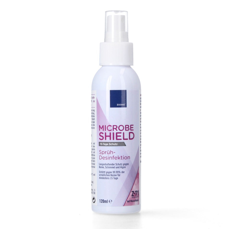 Zoono Desinfektions Set 2x Z-71 Micobe Shield Flächendesinfektionsmittel 120 ml + 2x Handdesinfektion 50 ml ( Zertifiziert nach PAS 2424 / EN13697 / EN1276 / EN1650 ) - Toolbrothers