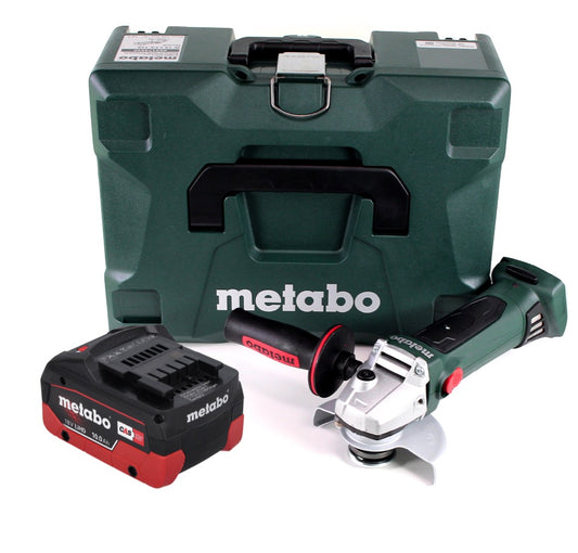 Meuleuse d'angle sur batterie Metabo W 18 LTX 125 Quick 18 V 125 mm (602174840) + 1x batterie 10,0 Ah + MetaLoc - sans chargeur