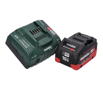 Metabo W 18 LTX 125 Quick Akku Winkelschleifer 18 V 125 mm ( 602174840 ) + 1x 10,0 Ah Akku + Ladegerät + MetaLoc