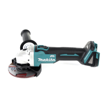 Makita DHP 482 STMX Akku Schlagbohrschrauber 18 V 62 Nm + DGA 504 Akku Winkelschleifer 18 V 125 mm Brushless + 2x Akku 5,0 Ah + Ladegerät + Makbox Maxi