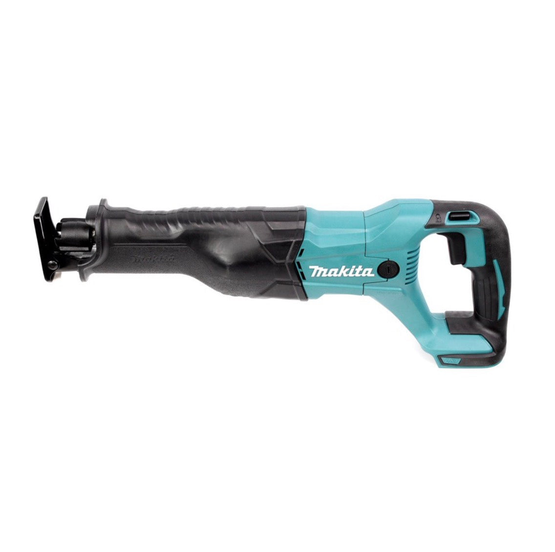 Makita DHP 482 STMX Akku Schlagbohrschrauber 18 V 62 Nm + DGA 504 Akku Winkelschleifer 18 V 125 mm Brushless + DJR 186 Akku Säbelsäge 18 V + 2x Akku 5,0 Ah + Ladegerät + Makbox Maxi