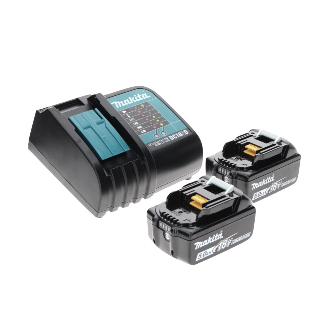 Makita DHP 482 STMX perceuse à percussion sans fil 18 V 62 Nm + clé à chocs sans fil DTD 152 18 V 165 Nm 1/4" + 2x batteries 5,0 Ah + chargeur + Makbox Maxi