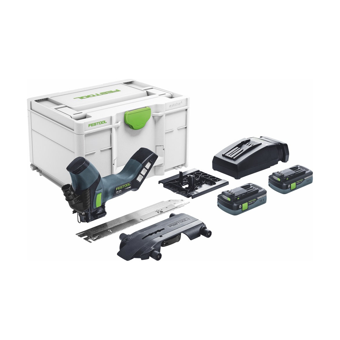 Festool ISC 240 HPC 4,0 EBI-Plus Akku Dämmstoffsäge 18 V 240 mm ( 576569 ) + 2x Akku 4,0 Ah + Ladegerät + Systainer ( Nachfolger von 574819 ) - Toolbrothers