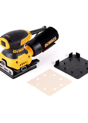 Ponceuse vibrante DeWalt DWE6411-QS 230 watts Klettfix 108 x 115 mm + sac à poussière