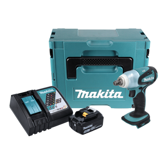 Makita DTW 251 RG1J clé à chocs sans fil 18 V 230 Nm 1/2" + 1x batterie 6,0 Ah + chargeur + Makpac