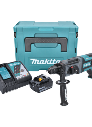 Makita DHR 241 RG1J marteau perforateur sans fil 18 V 2,0 J SDS plus + 1x batterie 6,0 Ah + chargeur + Makpac