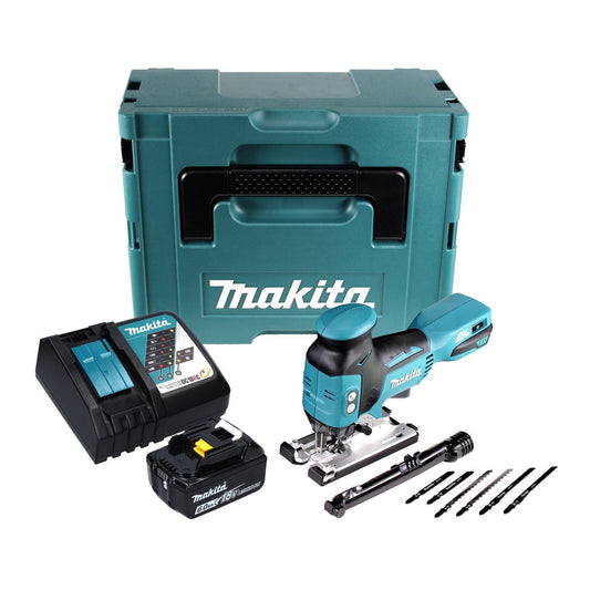 Makita DJV 181 RG1J scie sauteuse pendulaire sans balais à batterie 18 V + 1x batterie 6,0 Ah + chargeur + Makpac