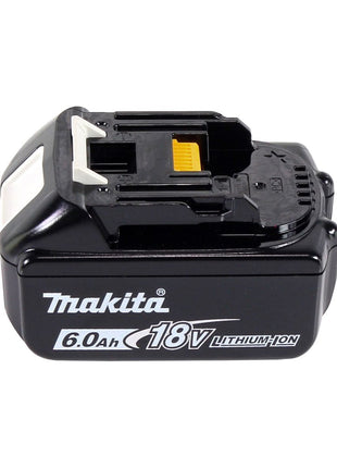 Makita DGA 504 G1J Meuleuse d'angle sur batterie 18 V 125 mm sans balais + 1x batterie 6,0 Ah + Makpac - sans chargeur